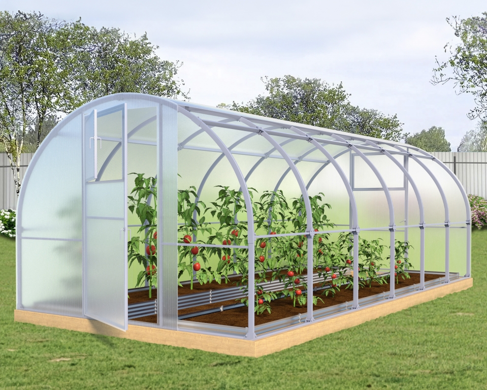 Теплица Арочная 40х20 - ширина 3.5 м в Москве