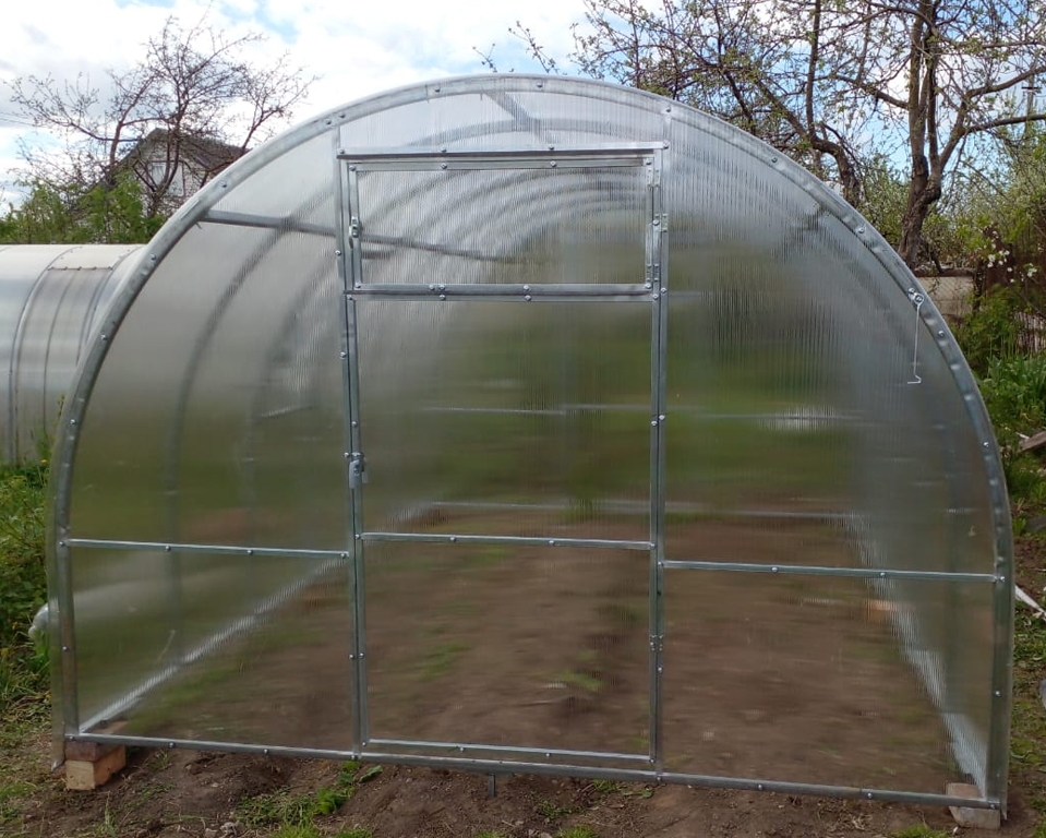 Теплица Арочная 40х20 - ширина 3.5 м в Москве