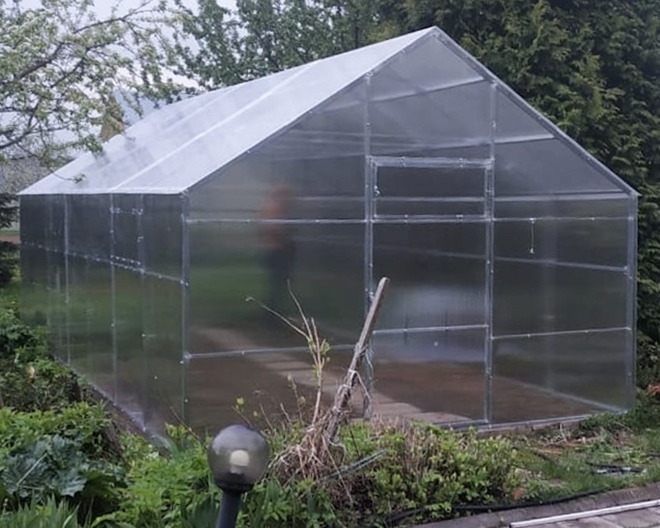 Теплица Двускатная 40х20 - ширина 3.5 м в Москве