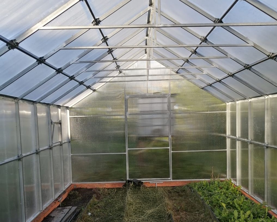 Теплица Двускатная 40х20 - ширина 3.5 м в Москве