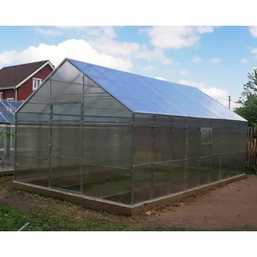 Теплица Двускатная 40х20 - ширина 3.5 м в Москве