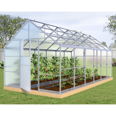 Теплица Двускатная 40х20 - ширина 3.5 м в Москве